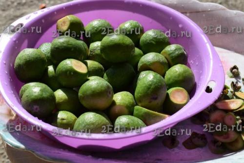 Фейхоа, протертая с сахаром. 02 Фейхоа, протертая с сахаром. 02