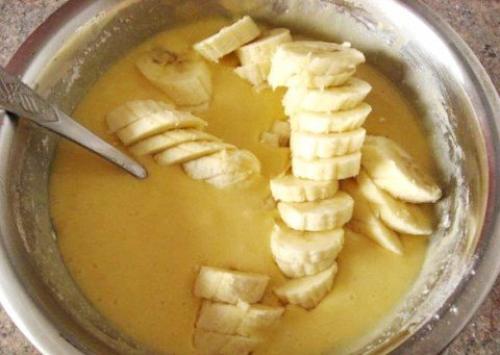 Пирог с бананами. 05