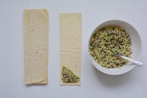 Быстрые пирожки в лаваше. 05