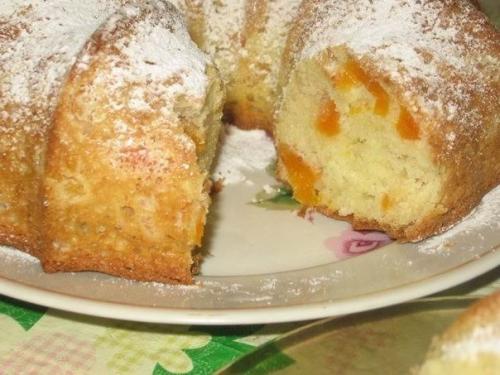 Вкусный кекс с курагой. Вкусный кекс с курагой.