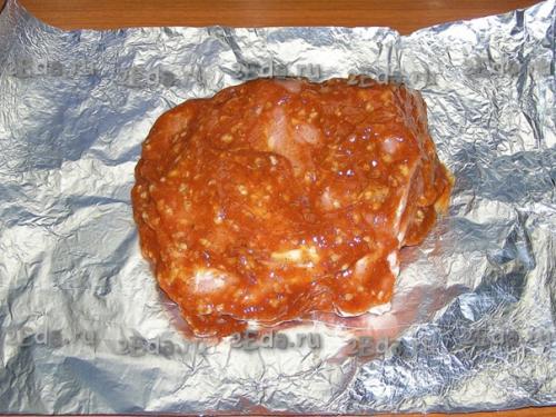 Свинина в томатном соусе в духовке. 03 Свинина в томатном соусе в духовке. 03