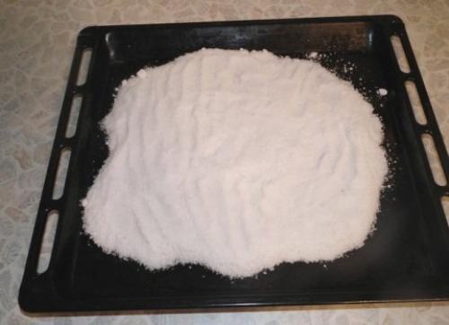 Курочка, запеченная на соли. 02