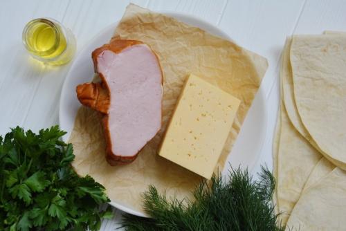 Быстрые пирожки в лаваше. 01