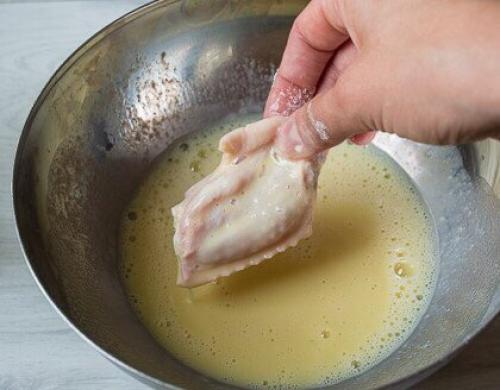 Куриные крылышки в хрустящем кляре. 05 Куриные крылышки в хрустящем кляре. 05