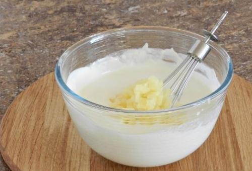 Творожное бланманже с ананасом. 04 Творожное бланманже с ананасом. 04