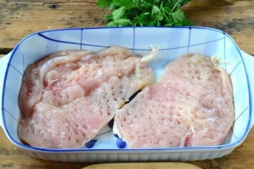 Куриная грудка в шубке под сыром. 01 Куриная грудка в шубке под сыром. 01