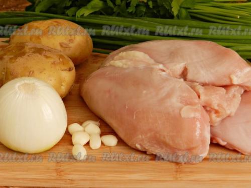 Куриные котлеты с картошкой. 01