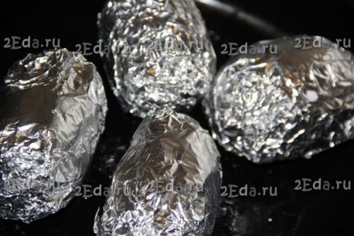 Жульен в картошке с грибами и сыром. 01 Жульен в картошке с грибами и сыром. 01