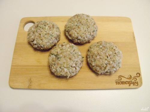 Постные котлеты из гречки и картофеля. 04