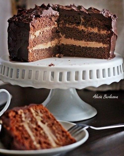 Торт Прага.  Очень просто (как оказалось) и вкусно! 06 Торт Прага.  Очень просто (как оказалось) и вкусно! 06