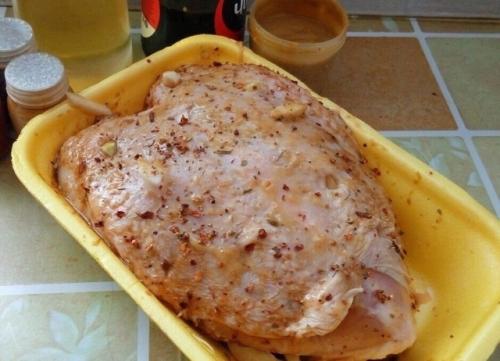 Нежная куриная грудка в духовке. 02