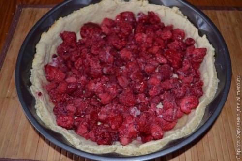 Цветаевский пирог с малиновой начинкой. 05 Цветаевский пирог с малиновой начинкой. 05
