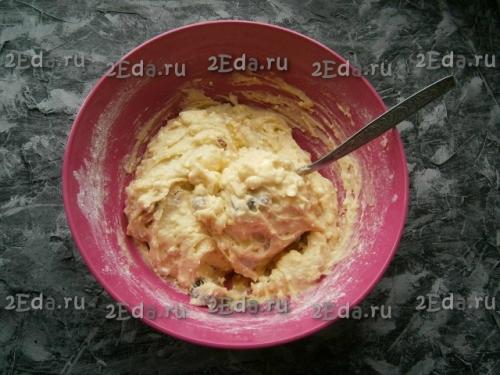 Творожный кулич без дрожжей. 04