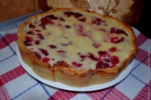 Цветаевский пирог с малиновой начинкой. 07 Цветаевский пирог с малиновой начинкой. 07