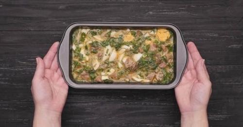 Дроб с куриной печенью по-болгарски. 02