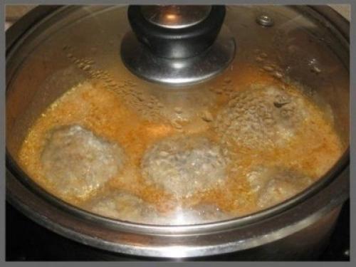 Тефтели в подливе. Для детей и взрослых предлагаю вкусные тефтельки с подливкой из серии детсадовского питания. 06