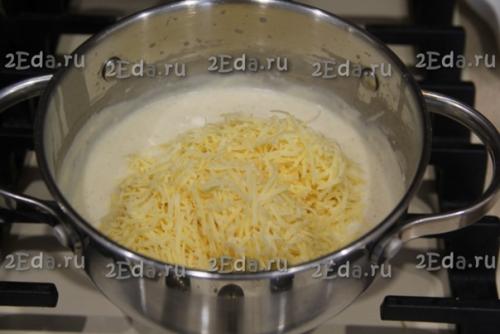 Соус из молока и сыра для макарон. 05 Соус из молока и сыра для макарон. 05
