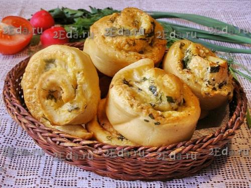 Булочки с чесноком и сыром. 07 Булочки с чесноком и сыром. 07