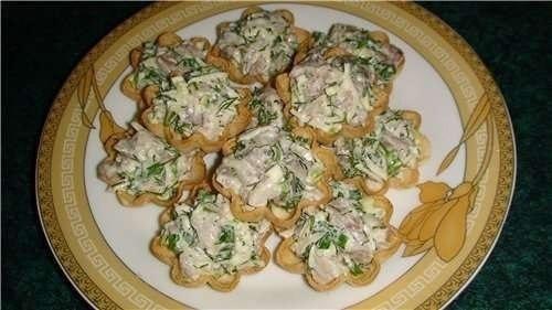 Корзиночки с сельдью. 01