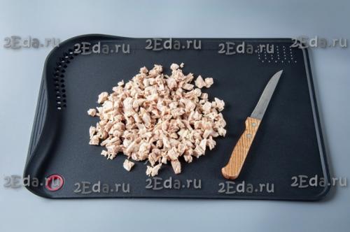 Тарталетки с курицей, яйцами и огурцом. 01 Тарталетки с курицей, яйцами и огурцом. 01