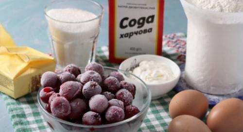 Кексы с вишней. 01 Кексы с вишней. 01