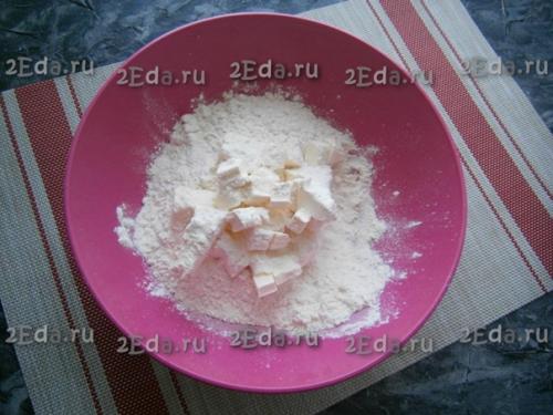 Творожная галета с клубникой. 01