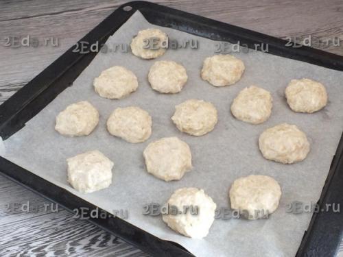 Печенье из творога и овсяных хлопьев. 04
