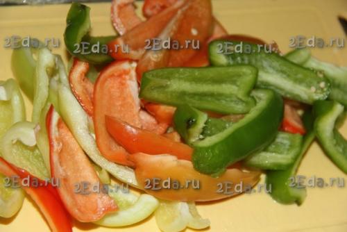 Маринованный болгарский перец с маслом на зиму. 01