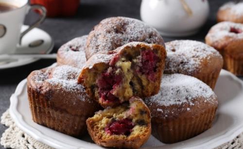 Кексы с вишней. Кексы с вишней.