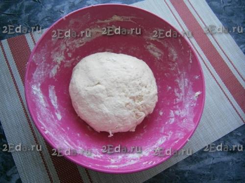 Творожная галета с клубникой. 03