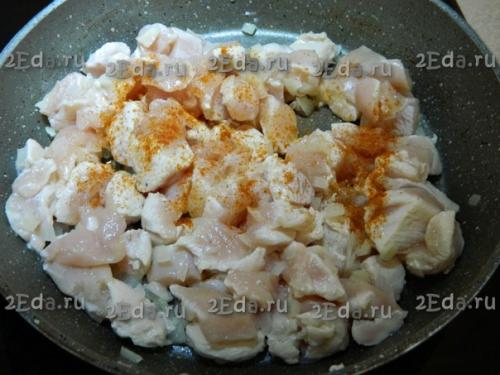 Киш - Лорен с курицей и брокколи. 05