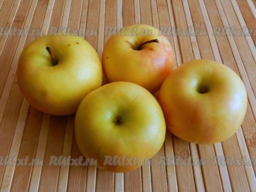 Заливной пирог с яблоками. 03