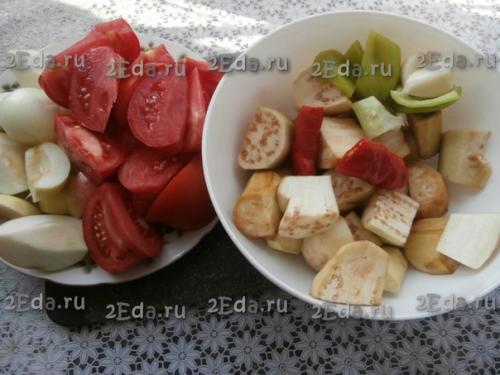 Аджика с баклажанами и яблоками на зиму. 02