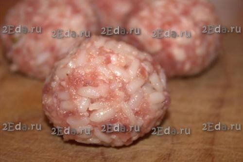 Тефтели с овощами в духовке. 02 Тефтели с овощами в духовке. 02