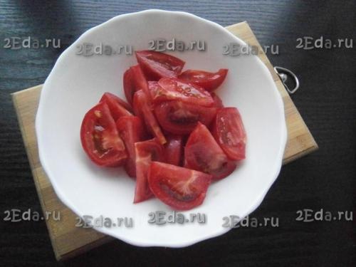 Помидоры, маринованные с чесноком быстрого приготовления. 01 Помидоры, маринованные с чесноком быстрого приготовления. 01