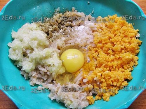 Рыбные котлеты с морковью и луком. 02 Рыбные котлеты с морковью и луком. 02
