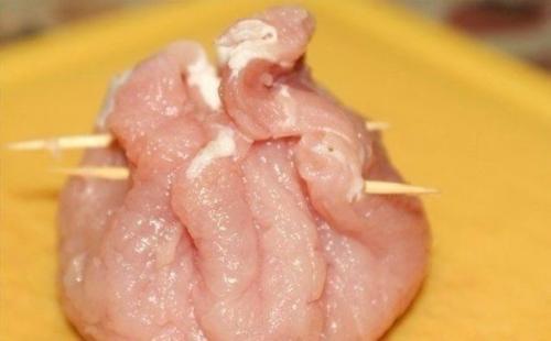 Мешочки с сыром и грибами. 03