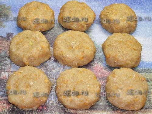 Рыбные котлеты с морковью и луком. 04 Рыбные котлеты с морковью и луком. 04