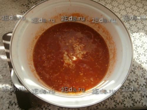 Аджика с баклажанами и яблоками на зиму. 04