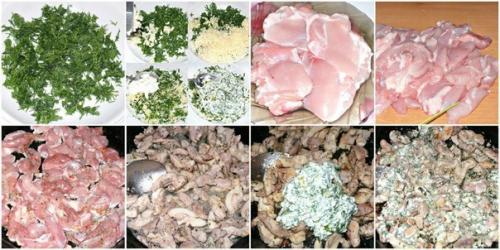 Куриное Филе с чесноком и сыром. 01 Куриное Филе с чесноком и сыром. 01