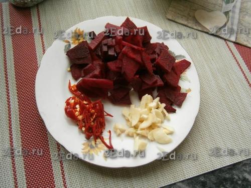 Капуста, маринованная со свеклой по-грузински. 02