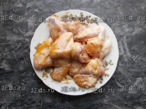 Куриные крылышки в соевом соусе на сковороде. 01 Куриные крылышки в соевом соусе на сковороде. 01