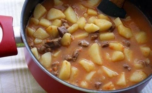 Картошечка, тушёная с мясом (как в д/садике. 08 Картошечка, тушёная с мясом (как в д/садике. 08