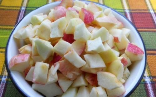 Пирог с яблоками из творожного теста. 02