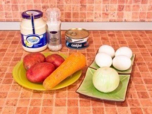 Салат Мимоза.  Вкус этого салата у меня с детством ассоциируется. 02 Салат Мимоза.  Вкус этого салата у меня с детством ассоциируется. 02