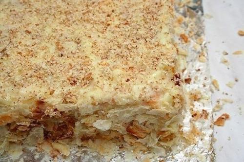 Торт Наполеон.  Ингредиенты: 04