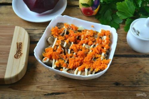 Салат Шпроты под Шубой. 04