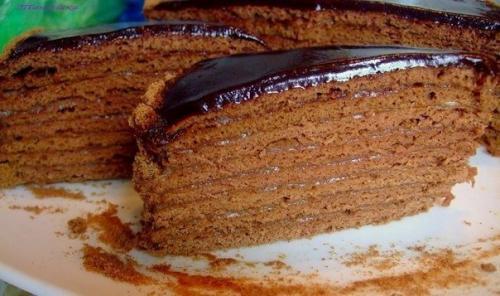 Шоколадный медовик Дамский Каприз.