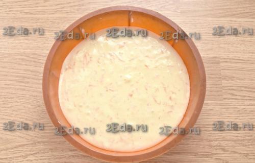 Пирог с яблоками и морковью. 05