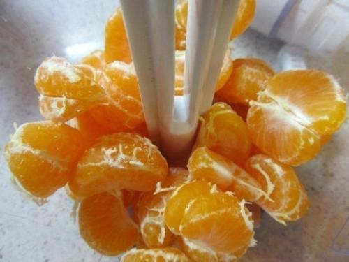 Вкусное мандариновое мороженое. 01